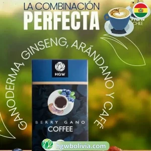 Café de Ganoderma y Arándanos HGW ☕ |  Berry Gano Coffee - Defensas