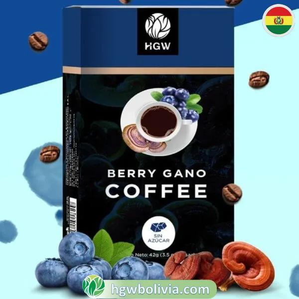 Café de Ganoderma y Arándanos HGW ☕ | Berry Gano Coffee - Defensas 2 Café de Ganoderma y Arándanos HGW ☕ | Berry Gano Coffee - Defensas - Imagen 2
