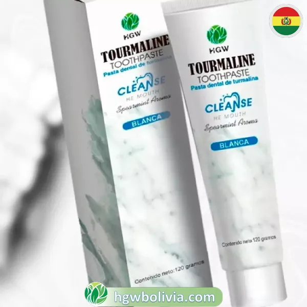 Pasta Dental Turmalina Blanca HGW | Protección y Brillo Natural 2 Pasta Dental Turmalina Blanca HGW | Protección y Brillo Natural - Imagen 2