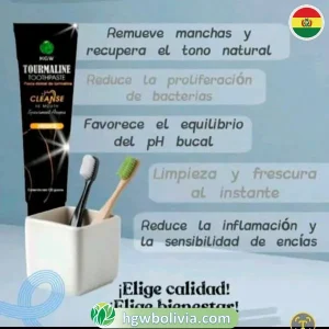 Pasta Dental Turmalina Negra HGW 🦷 | Limpieza Profunda Nocturna
