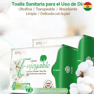 Toallas Higiénicas Día HGW 🌸 | Con Banda de Turmalina y Confort